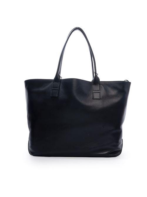 Borsa Shopping Script Media in pelle Nero HOGAN | KBW01TA0300 TZPB999
